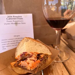 The Cab Franc was the big hit of the day.