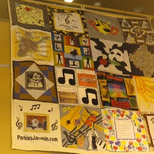 Parkinson Quilt for Parkinson's Awareness Month in April