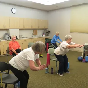 SilverSneakers exercise class