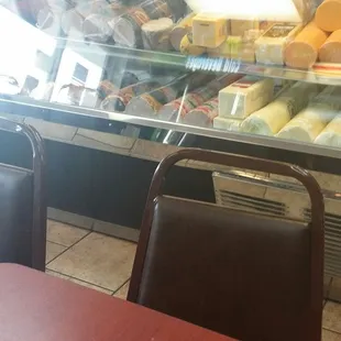 Deli meats and cheeses