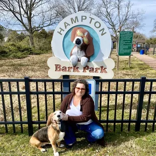 Ridgeway Bark Park with my Molly girl