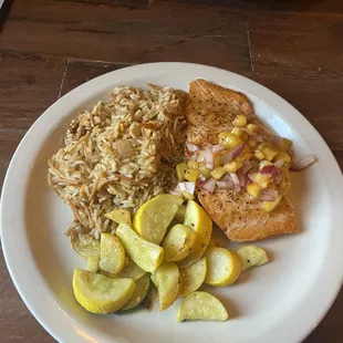 Mango Salmon , very good