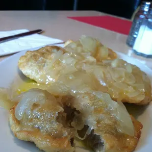 Deep Fried Sauerkraut Pierogies