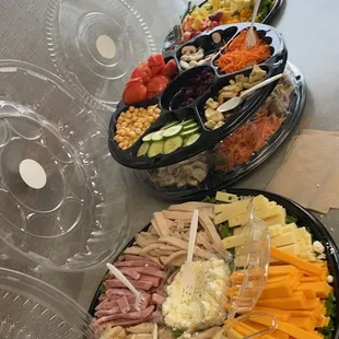 a variety of appetizers