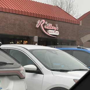 a row of parked cars