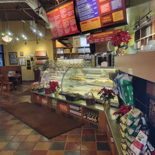 the interior of the restaurant