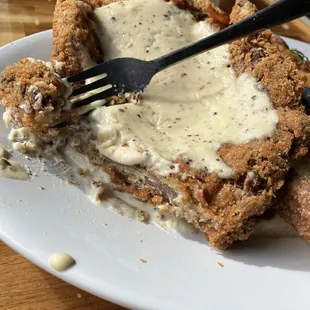 Chicken fried Prime rib!