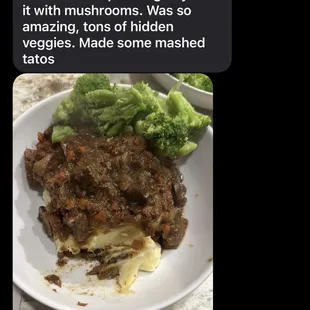 Beef tips &amp; gravy!