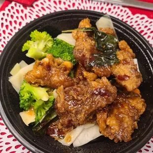 chicken and broccoli