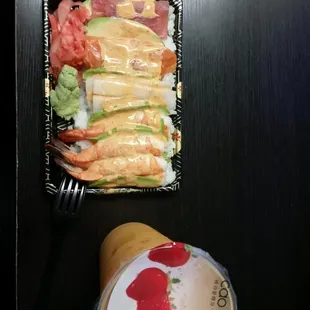 Chirashi - not good, too spicy too much mayo