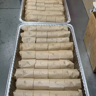 Sandwich catering trays