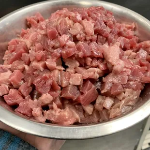 Blue fin tuna poke