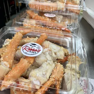 Alaskan King crab legs