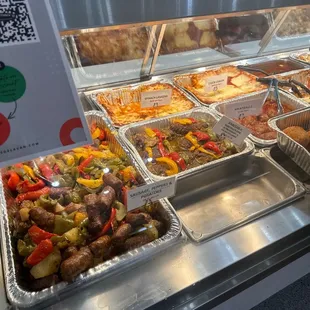 Some of the food options.