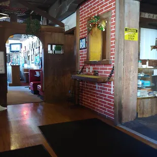 Entry to bar and other dining areas