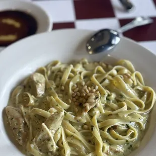 Chicken Pesto &amp; Pine Nuts
