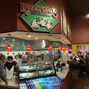 customers at the counter