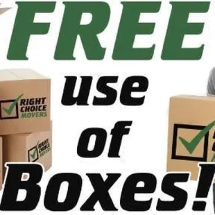 Free Use of Boxes!
