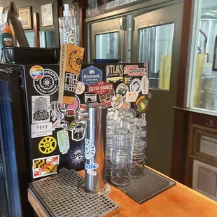 Brewery sticker collection