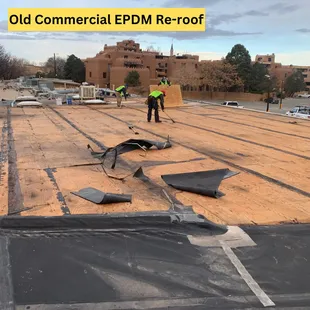 Commercial Re-Roof tear-off.