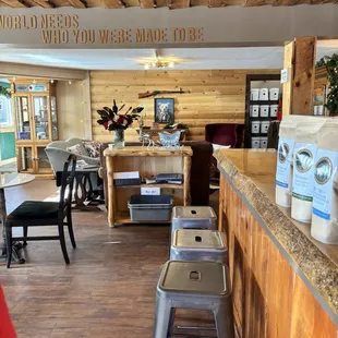 bar area