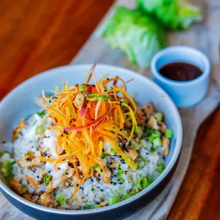 Chicken lettuce wraps