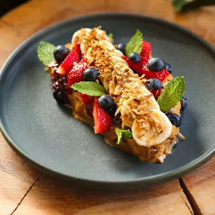 Peanut Butter and Banana Toast