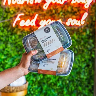Meal preps available daily to help you resist the temptation of unhealthy items