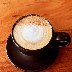 Cappucino w/Whole Milk &amp; Cinnamon