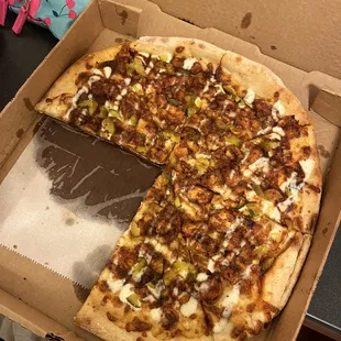 Nashville Hot Chicken Pizza