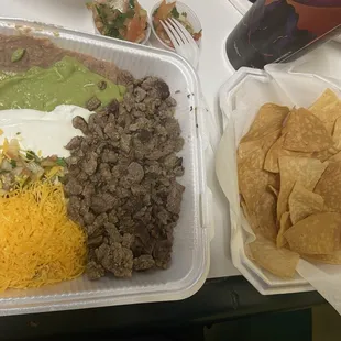 Super Nachos with chips on the side