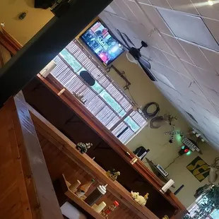 a woman sitting at a table