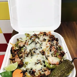 Alambre at Rigos meat lovers