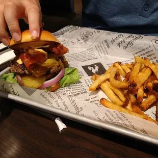 Bacon Cheddar Burger