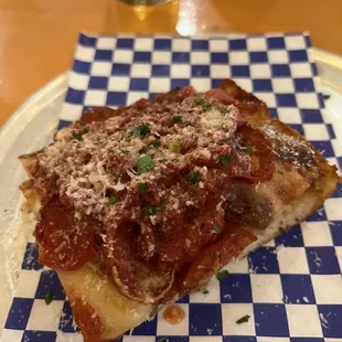 Detroit Style Pizza