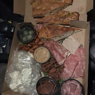 Cheesed to meat you board to go x 3