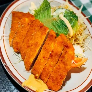 a close up of a plate of food
