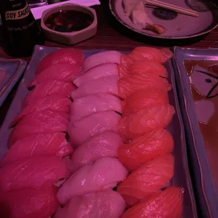 food, sushi, sashimi, sushi and sashimi