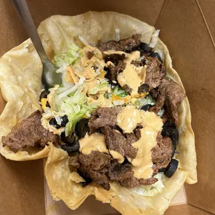 Steak Taco Salad