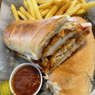 Chicken Parm Sub.