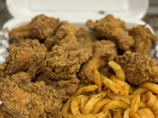 Blazin Cajin Chicken & Fish