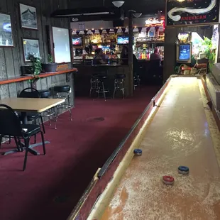 Shuffleboard table - enough said.