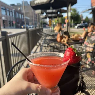 Strawberry martini