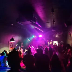 Rapping on the dance floor
