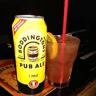 Boddington&apos;s Pub Ale with a Sex on the Beach
