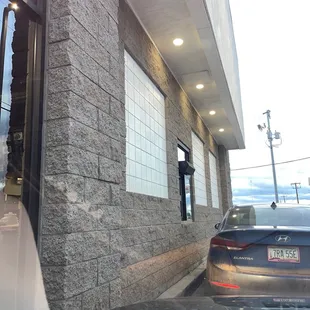 Longest drive way waiting time. Nothing fast food here but nice person taking the order