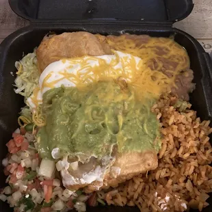 5. Chimichanga Burrito Combo