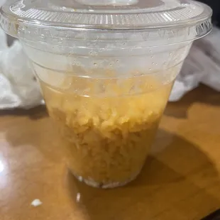 This is how I was served a "side" of rice.