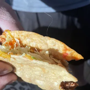 Hair in tacos and we're not blonde