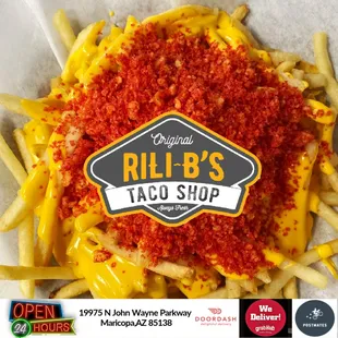 a close up of a plate of fries